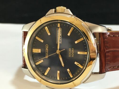 seiko men's sne102 stainless steel solar watch