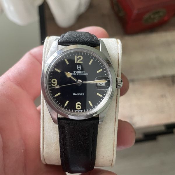 Rolex TUDOR Ranger Men's Black Watch - 9050- | WatchCharts Marketplace