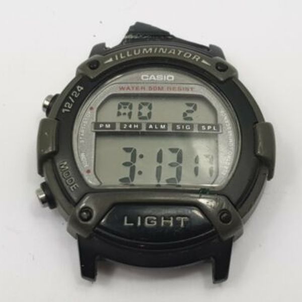 Casio Illuminator W92H Stopwatch, Vintage Wrist Watch WatchCharts