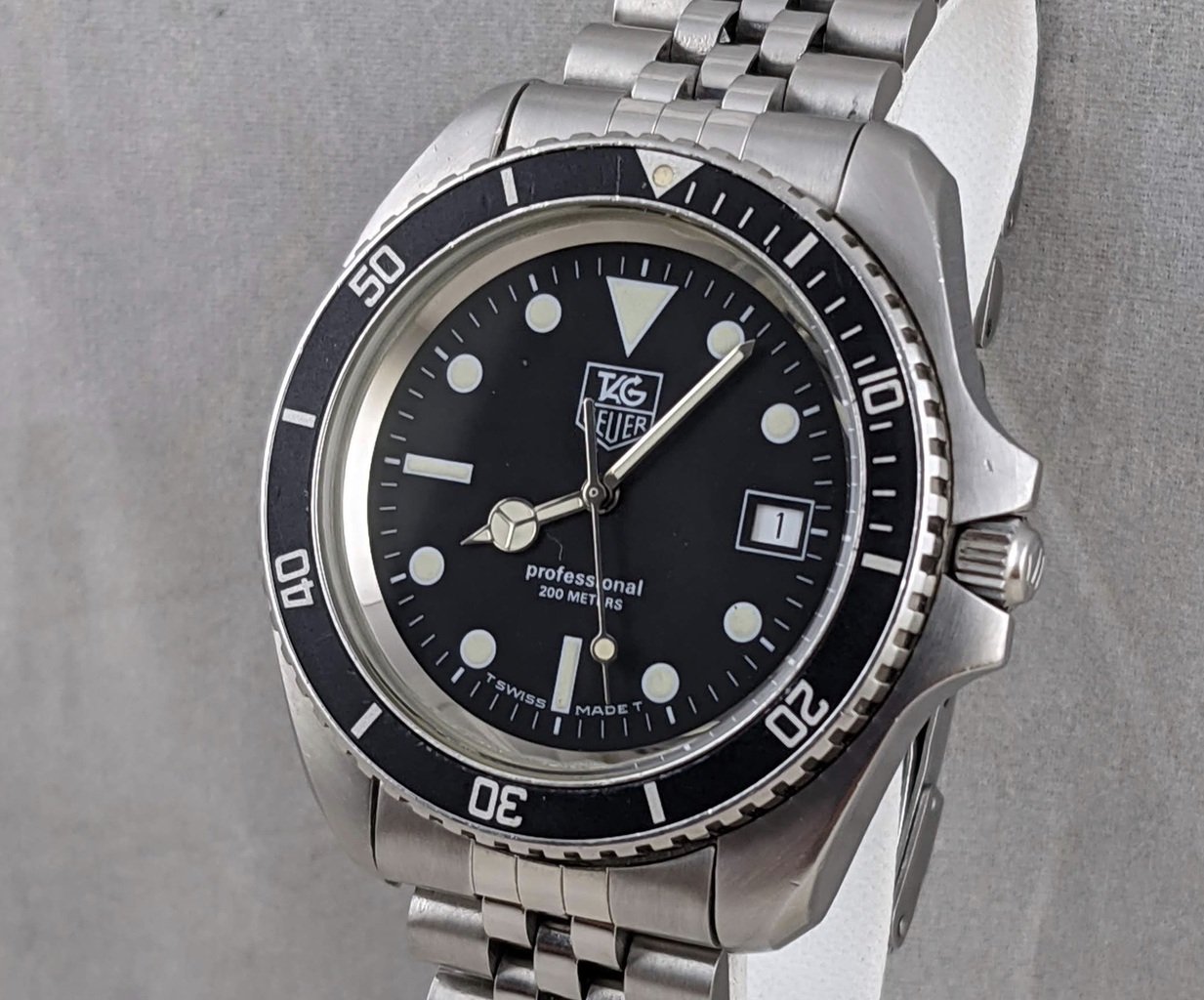 FS TAG Heuer 980.006n 980.006 42mm Jumbo Diver Circa 1991