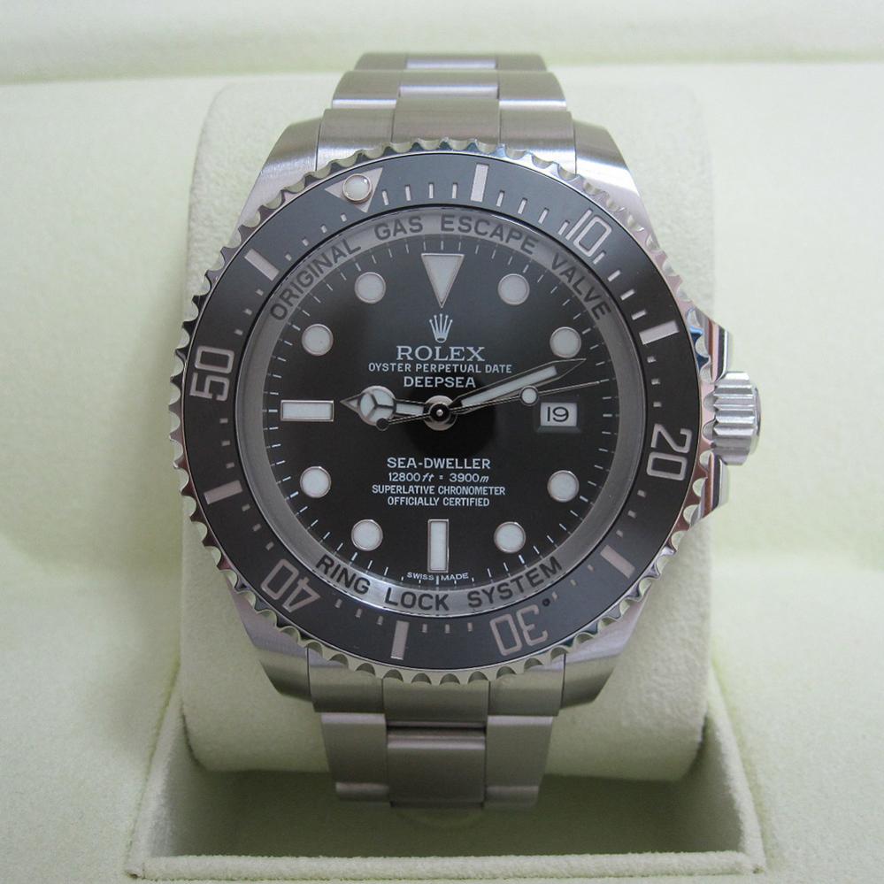 FS ROLEX Deepsea Black Index Dial Oyster Bracelet 116660BK