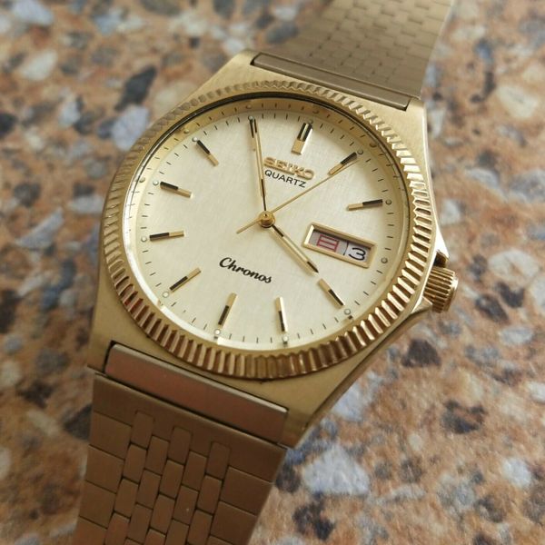 Seiko Chronos Quartz JDM 7433 7010 March 1983 Kanji HGC Screwdown