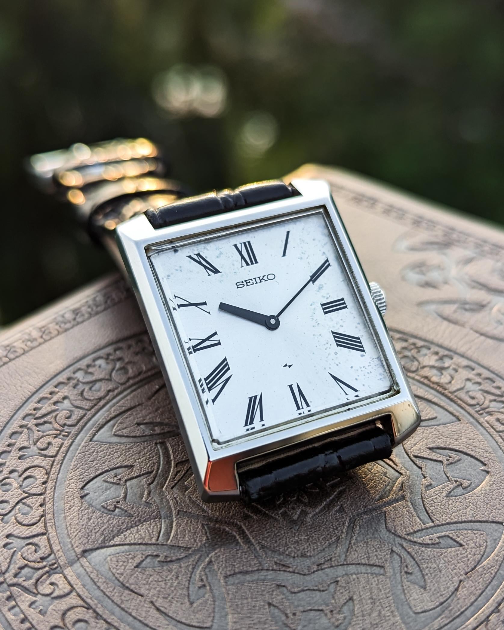 WTS] Seiko Chariot 2220-3031 Hi-Beat Tank w Roman Numerals - $195