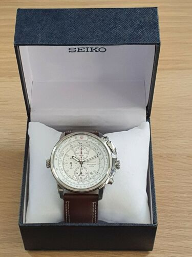 Seiko SNAB71P1 Flight Master Chronograph watch WatchCharts