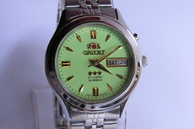 Made in Japan ORIENT 3 Star Automatic 21 Jewels Luminious Dial No