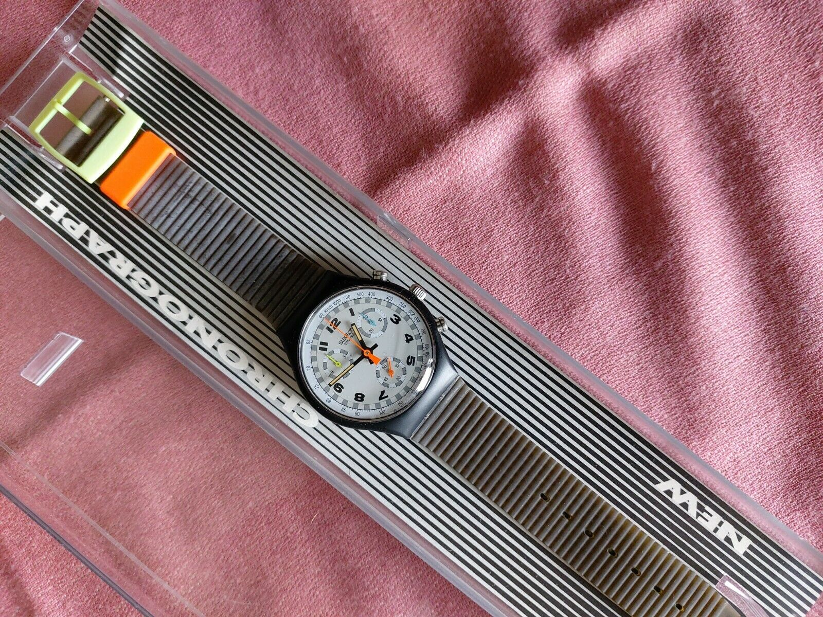 Swatch CHRONOGRAPH SCB 105 SKATE BIKE von 1990 | WatchCharts 