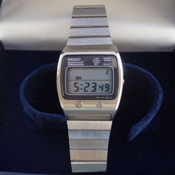 SEIKO 1977 LCD DIGITAL QUARTZ Chronograph M159 - 5039__NEW IN BOX ...