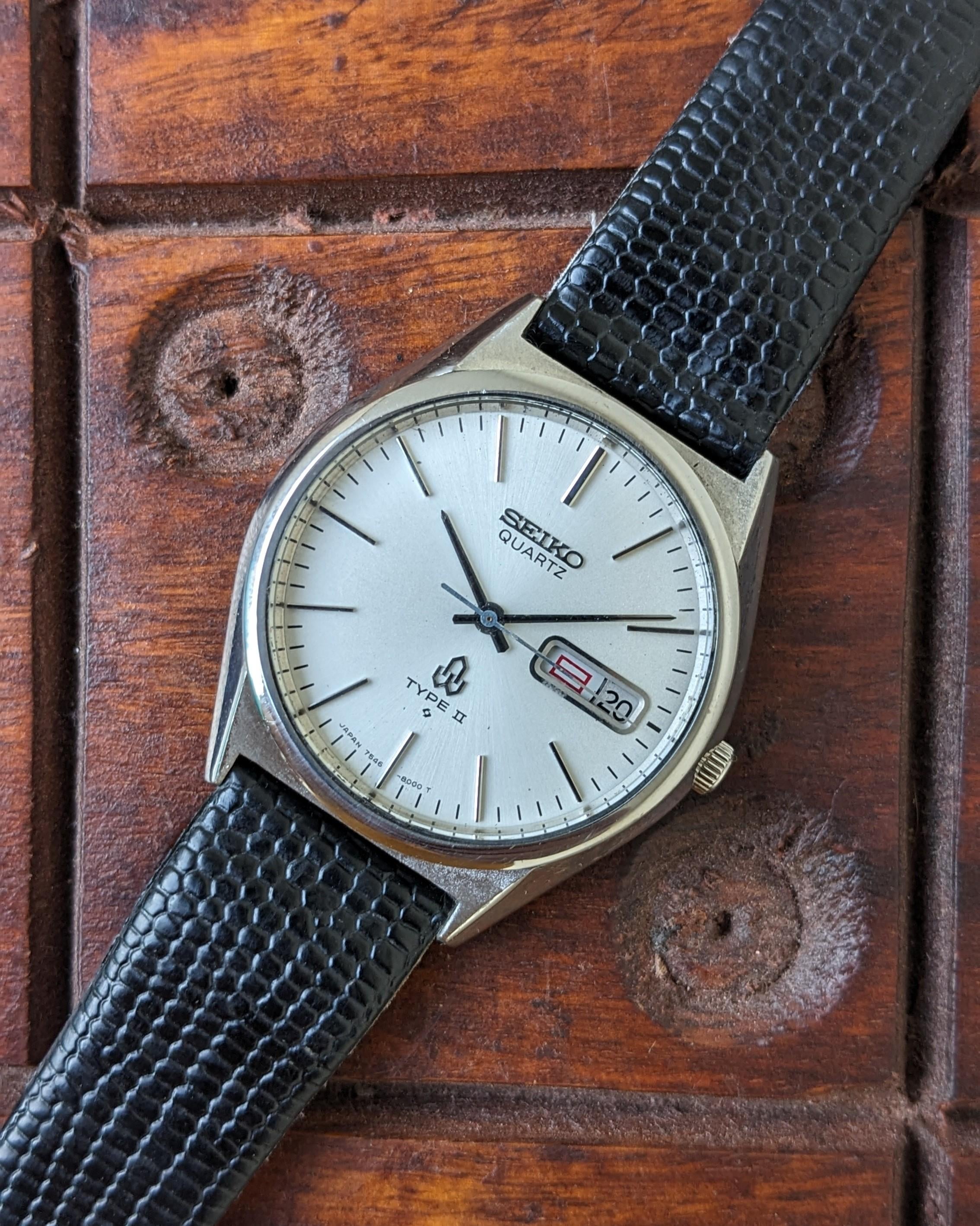 WTS] Seiko Quartz *Grammar of Design* Type -II 7546-8000 -- 120 