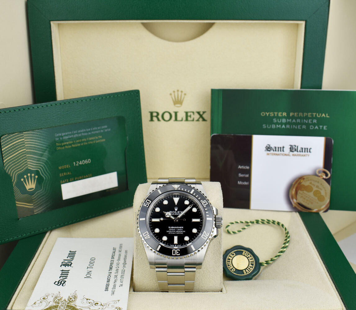 ROLEX 41mm Stainless Steel Submariner Black Dial 2023 CARD