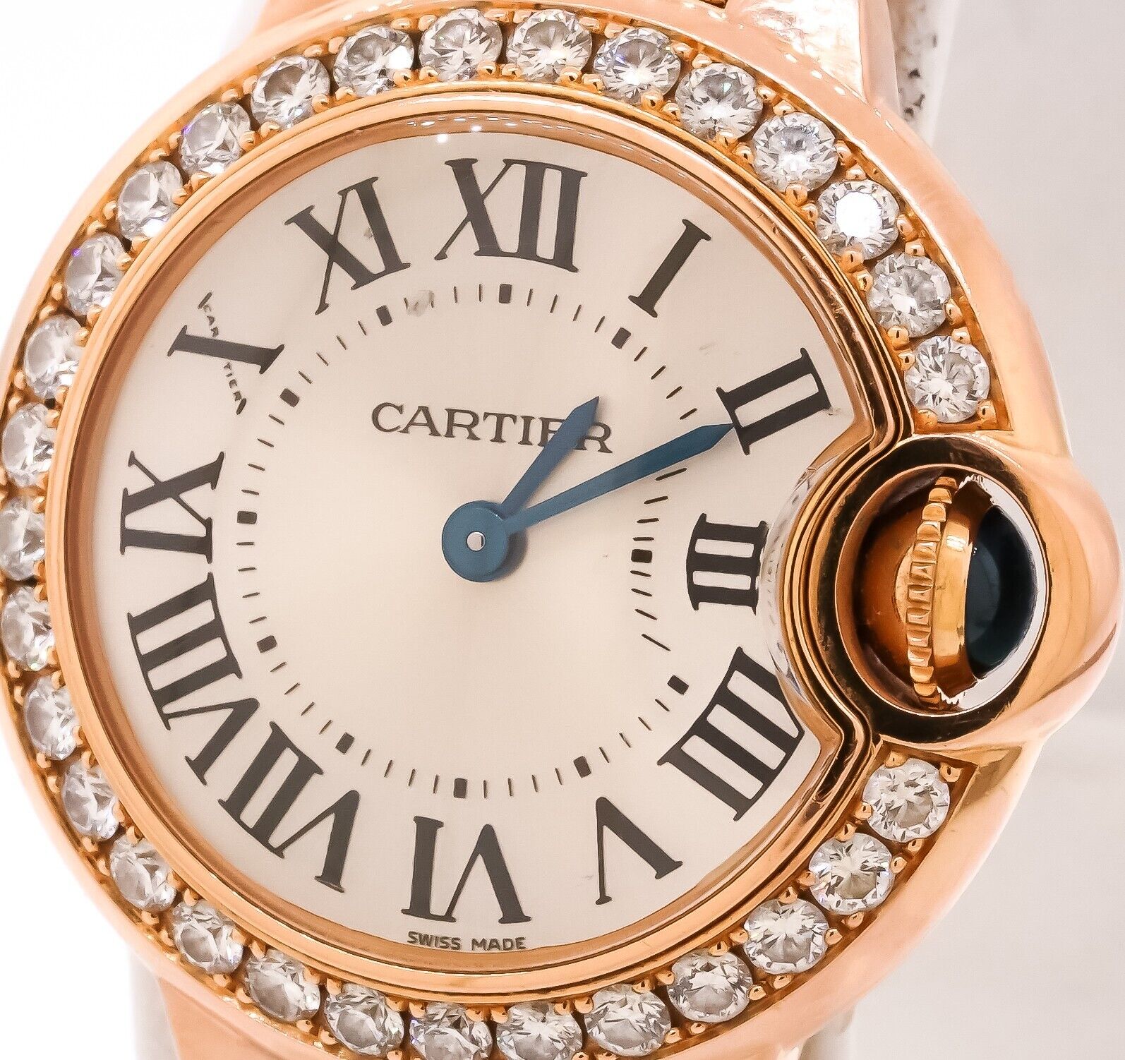 Cartier ballon bleu 28mm rose online gold