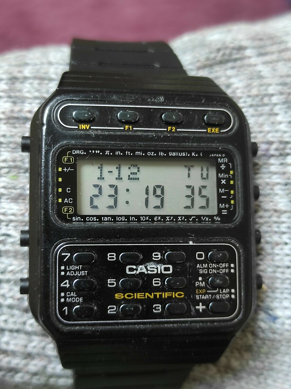 RARE Casio CFX-20 Calculator Scientific Watch Module 197 Vintage