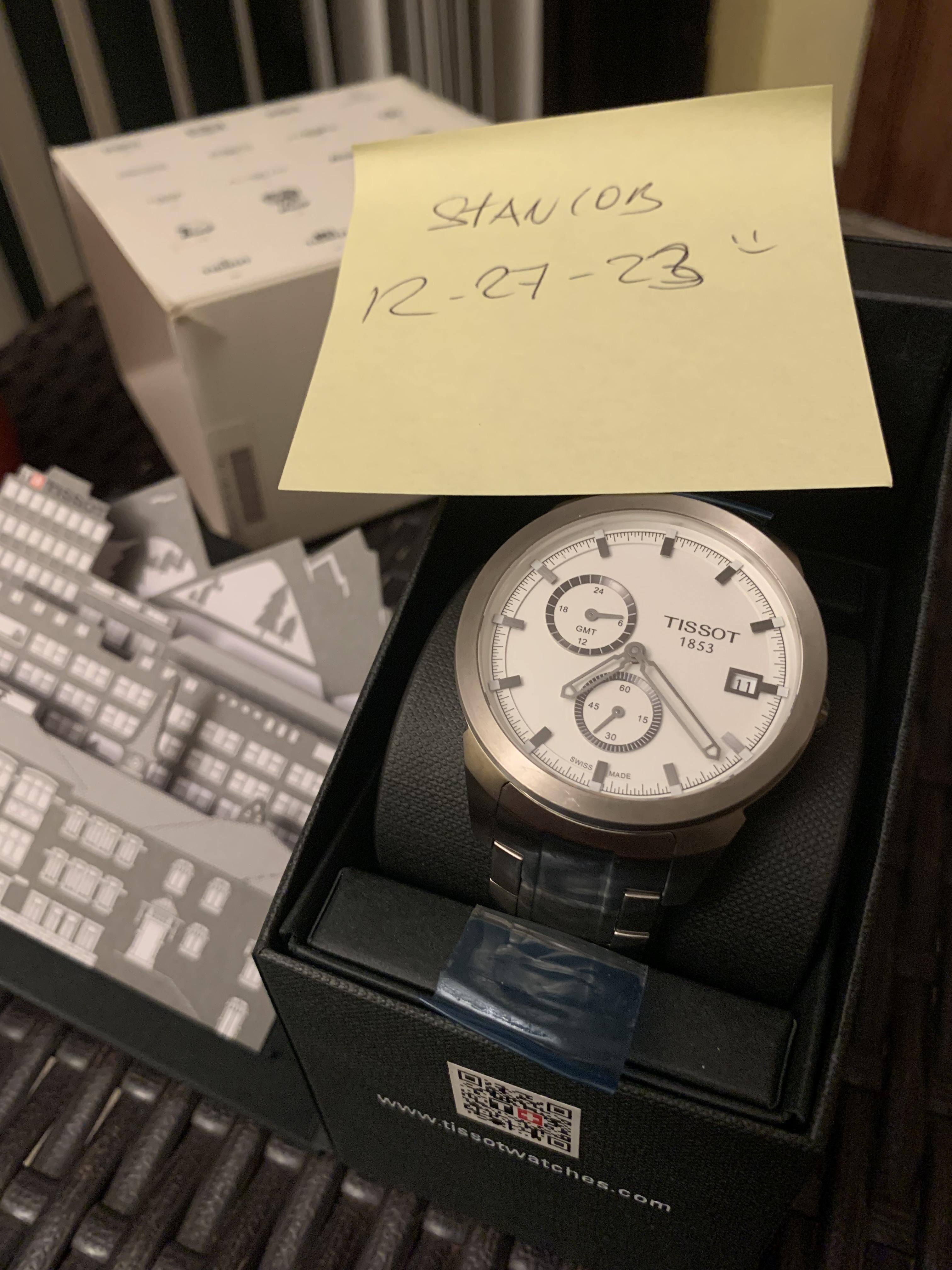 WTT WTS TISSOT GMT full Titanium WatchCharts Marketplace