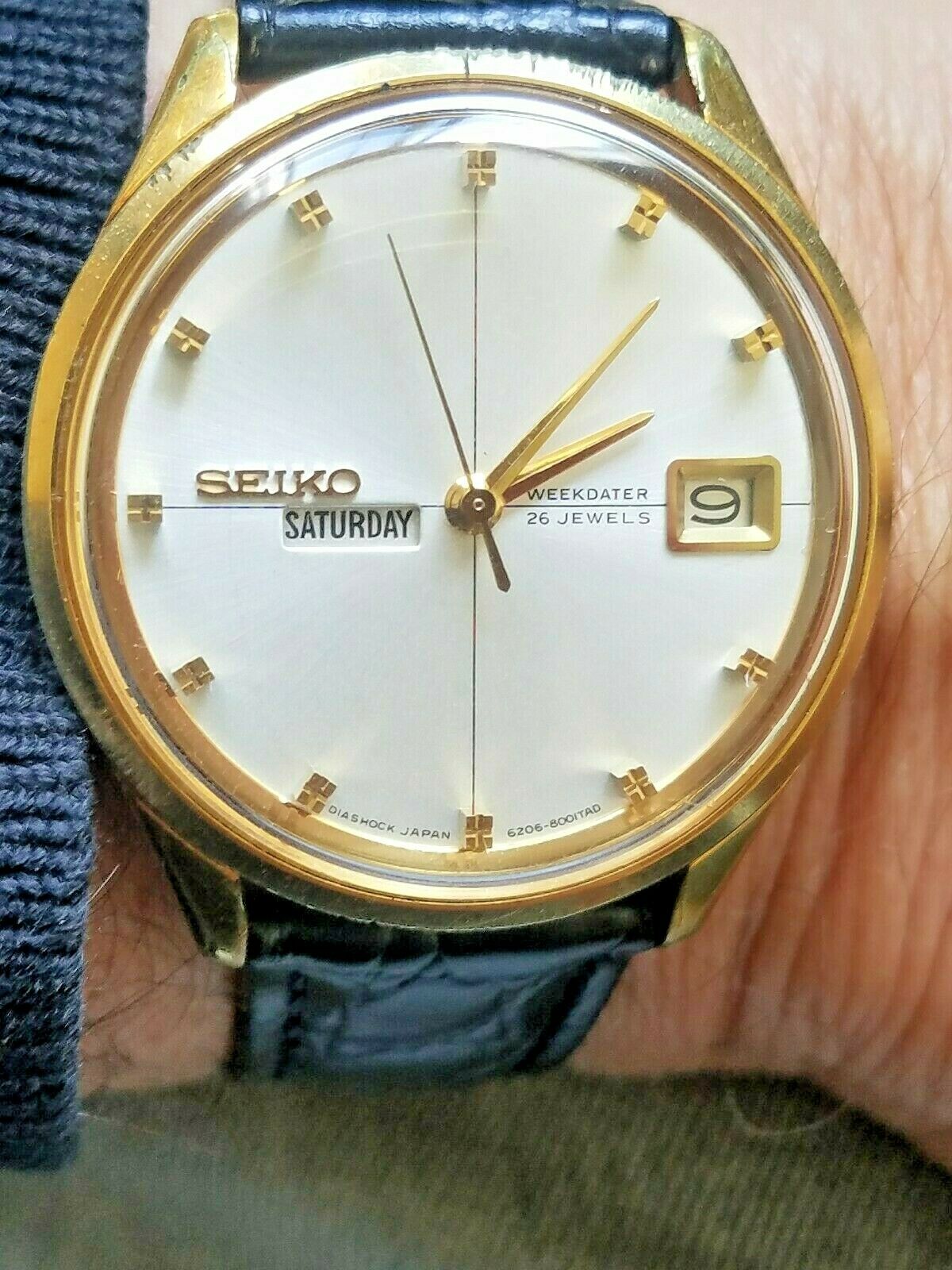 Seiko weekdater 26 discount jewels