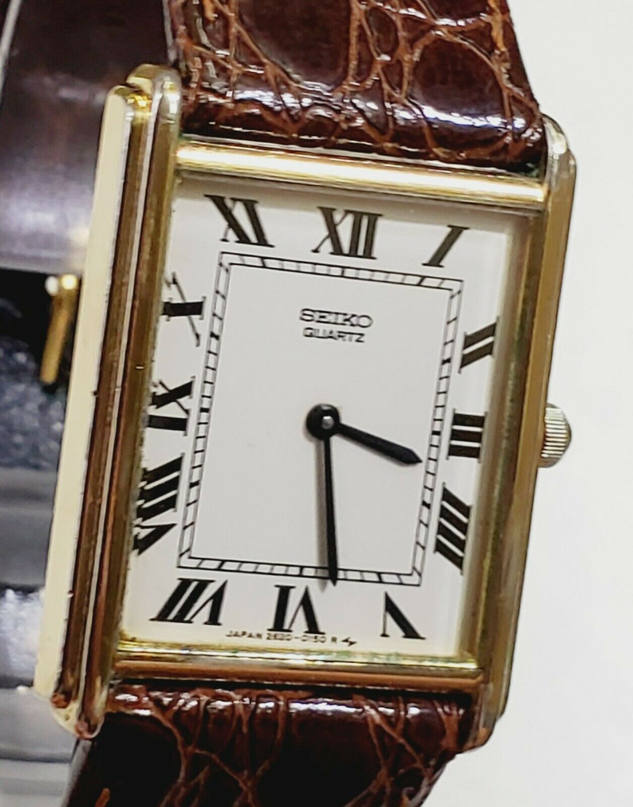Ultra RARE Men's Vintage 1980's Gold Plated Watch SEIKO