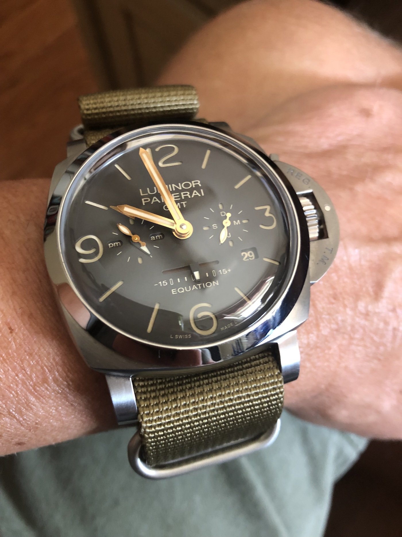 FS Panerai PAM 656 GMT Equation of Time 1950 Luminor