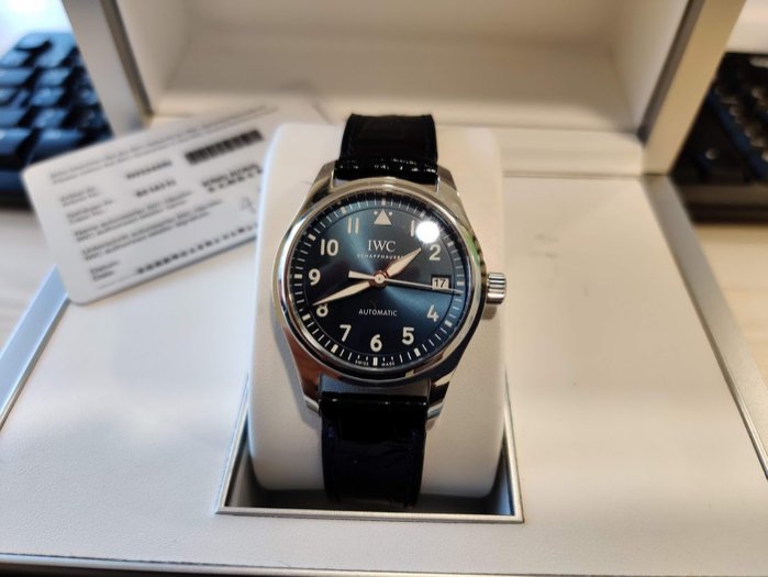 IWC IW324008 Blue Dial 36MM Pilot 2018 WatchCharts