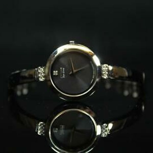Citizen Eco Drive B023-S067090 Black Dial Crystal Womens Stainless ...