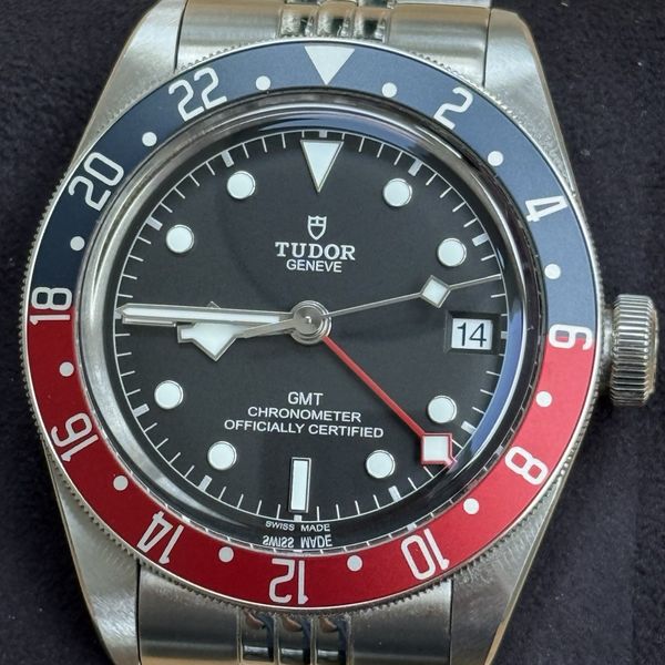 TUDOR GMT Black Bay 41mm Watch Jubilee Bracelet Tudor Warranty Box tudor-gmt-black-bay-41mm-watch-jubilee-bracelet-tudor-warranty-box