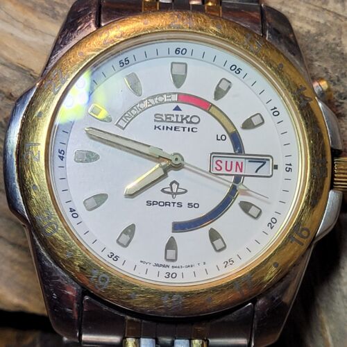 Seiko kinetic sports clearance 50