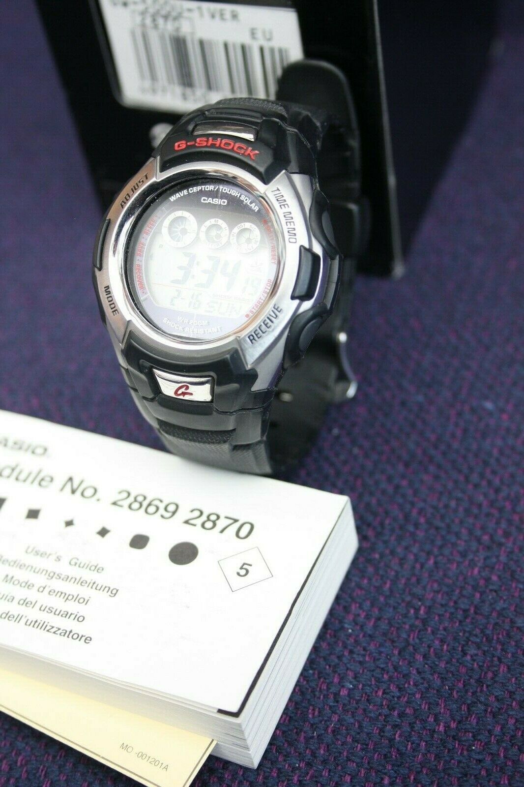 Casio G-Shock GW-500U-1VER Watch (Module 2870) Multi-band & Solar