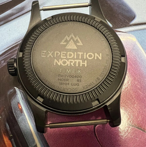 Timex Expedition North Field Solar Watch 36mm Black 3 NATO Straps