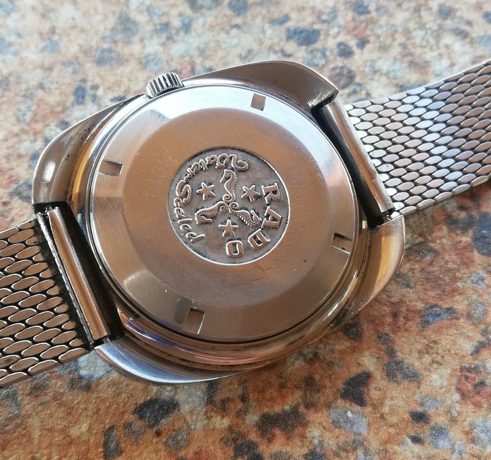 Men's Rare Vintage Rado Marstron Electronic Mechanical Watch 38mm