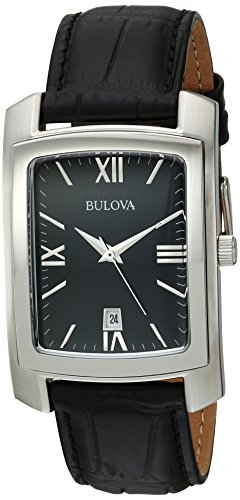 Bulova Bulova Men's Quartz Stainless Steel And Leather Casual Watch ...