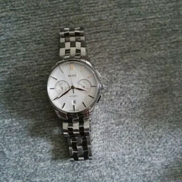 Mido Men's M0244271103100 Belluna II Chronograph 42mm Silver Mido Men's M0244271103100 Belluna II Chronograph 42mm Silver