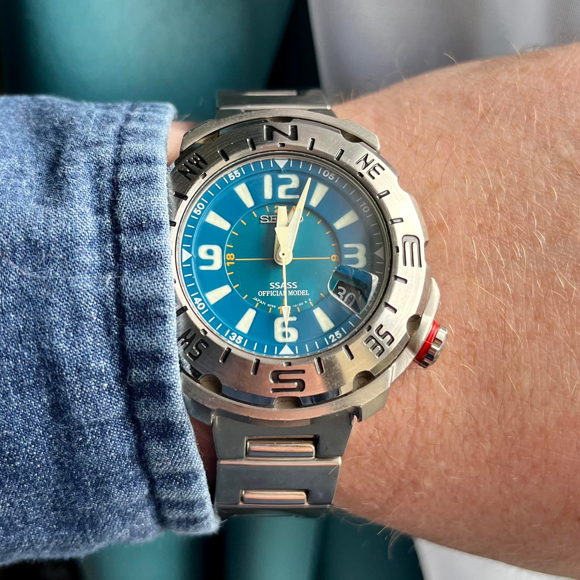 WTS] Seiko SSASS Landtrek SBCJ017 - HAQ, 8f56, GMT, Full Titanium 