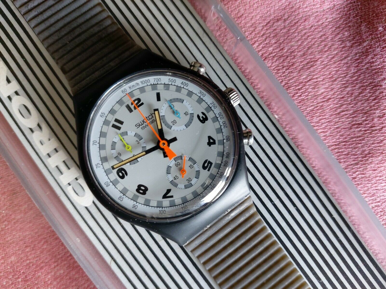 Swatch CHRONOGRAPH SCB 105 SKATE BIKE von 1990 | WatchCharts 