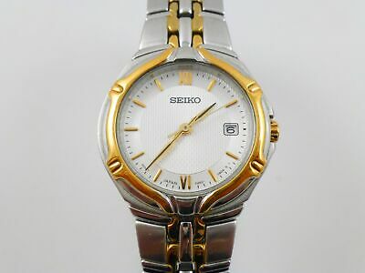 Seiko 7N82 OATO WR Two Tone Stainless Analog Watch WatchCharts