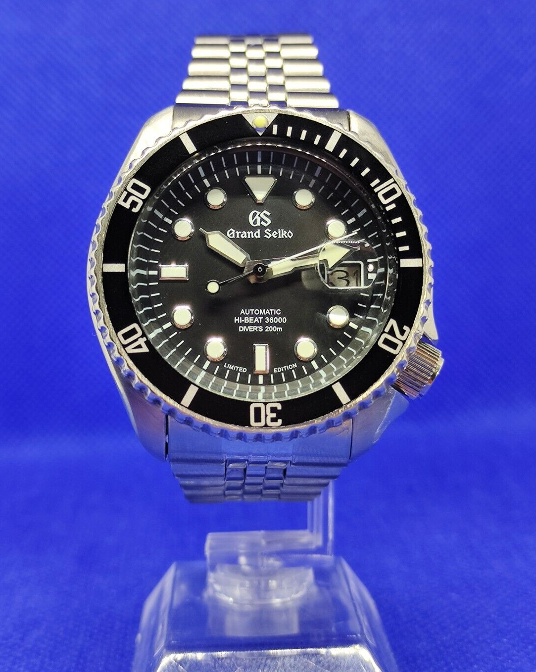 PRE OWNED SEIKO SCUBA DIVER 7002-7001 GS BLACK DIAL AUTOMATIC MENS