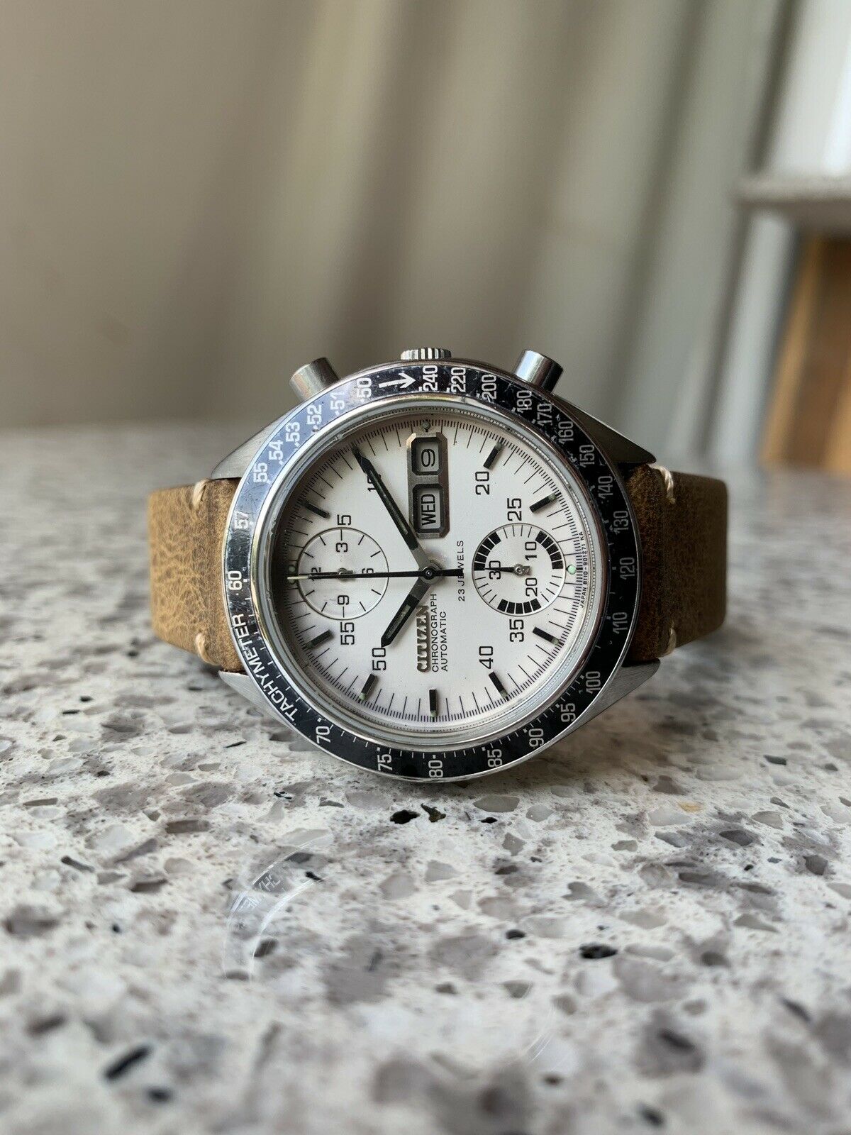 Vintage Citizen Flyback Chronograph 67-9313 Speedy 8110A