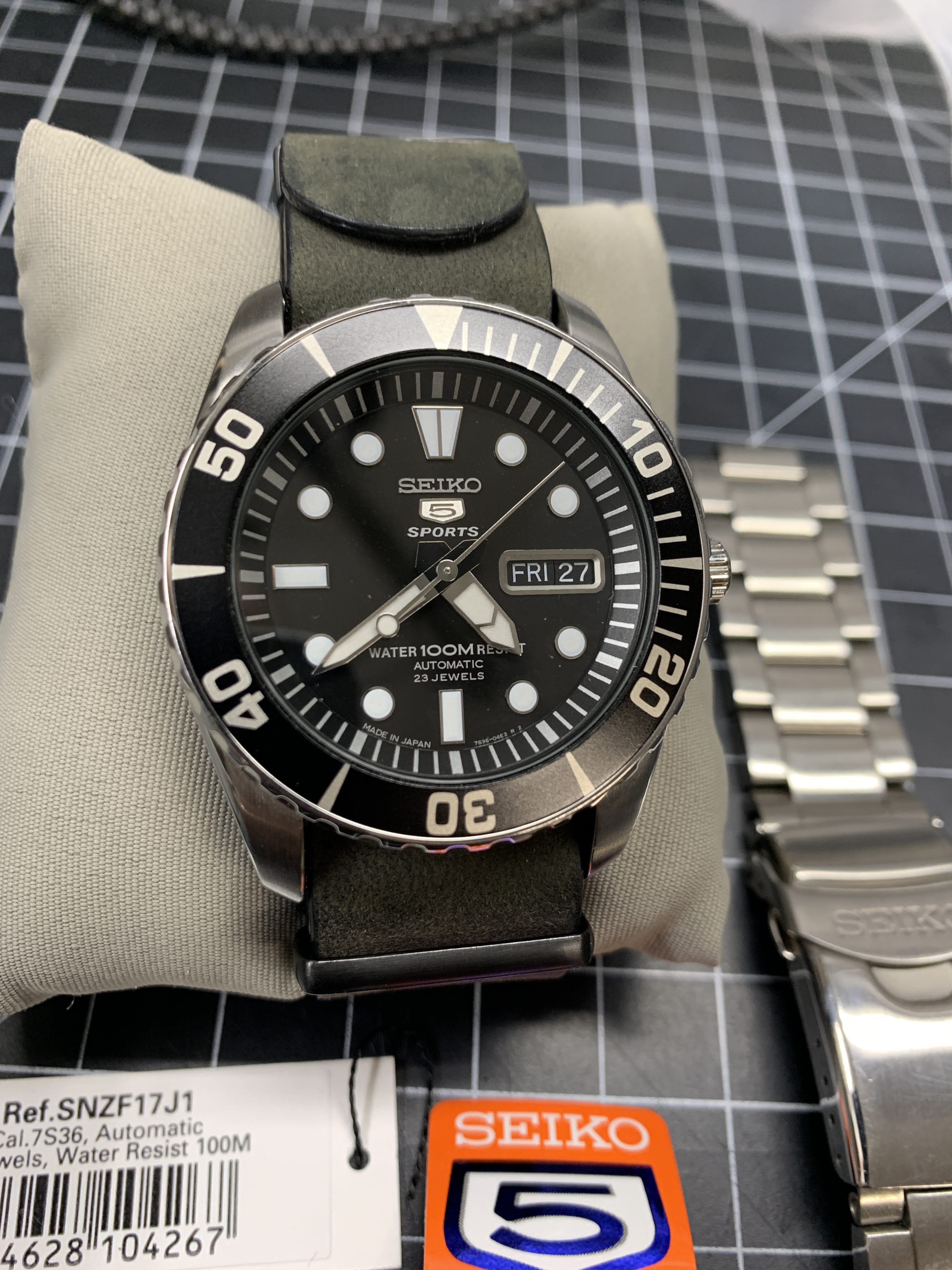 FS: Seiko 5 Sports SNZF17J1. LNIB | WatchCharts Marketplace