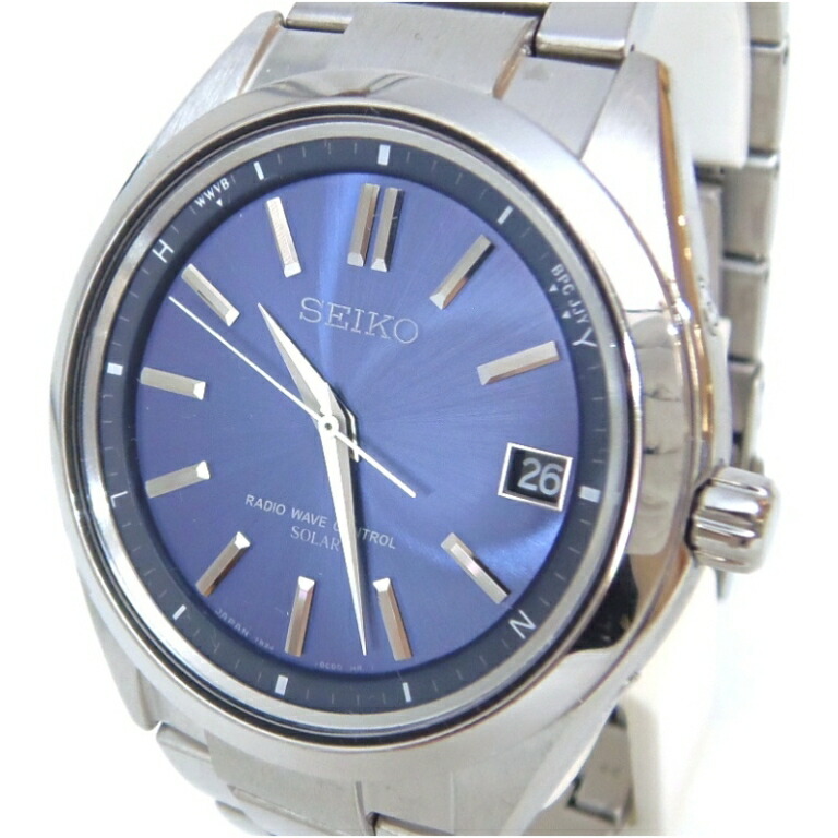 Seiko SEIKO Brights Radio Solar SAGZ081 Aoban Titanium [Used] (58770 ...