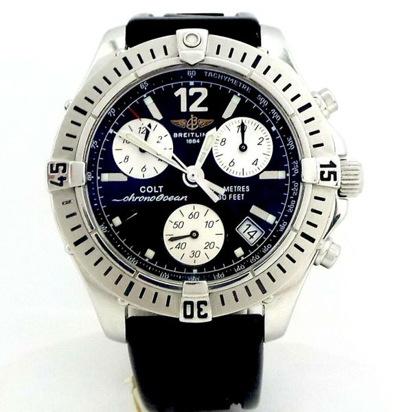 Breitling - Colt Chrono Ocean - Quartz Date Mens Watch - A53350 ~#1768 ...