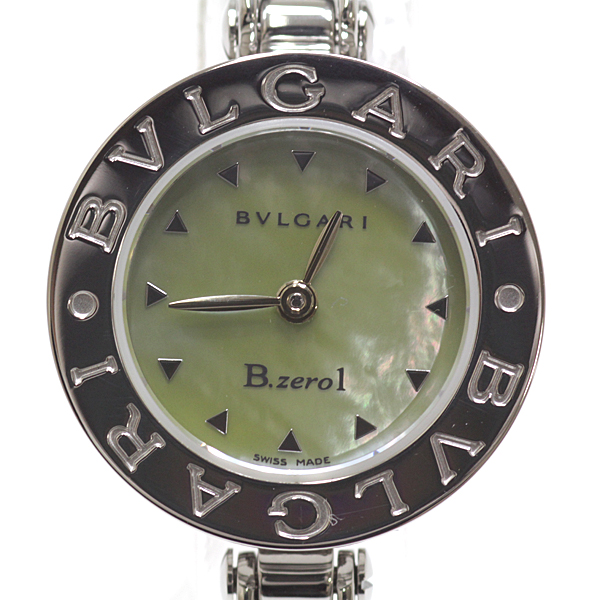 BVLGARI Bulgari B-ZERO1 B.zero1 Bangle Watch BZ22S Green Shell Dial ...