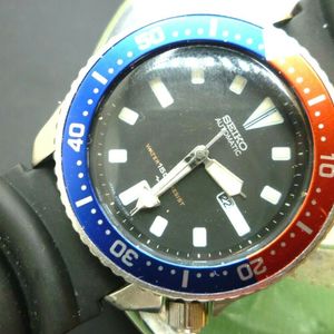 Mens 38mm SEIKO 150m 4205-0150 Automatic Pepsi Vintage SCUBA