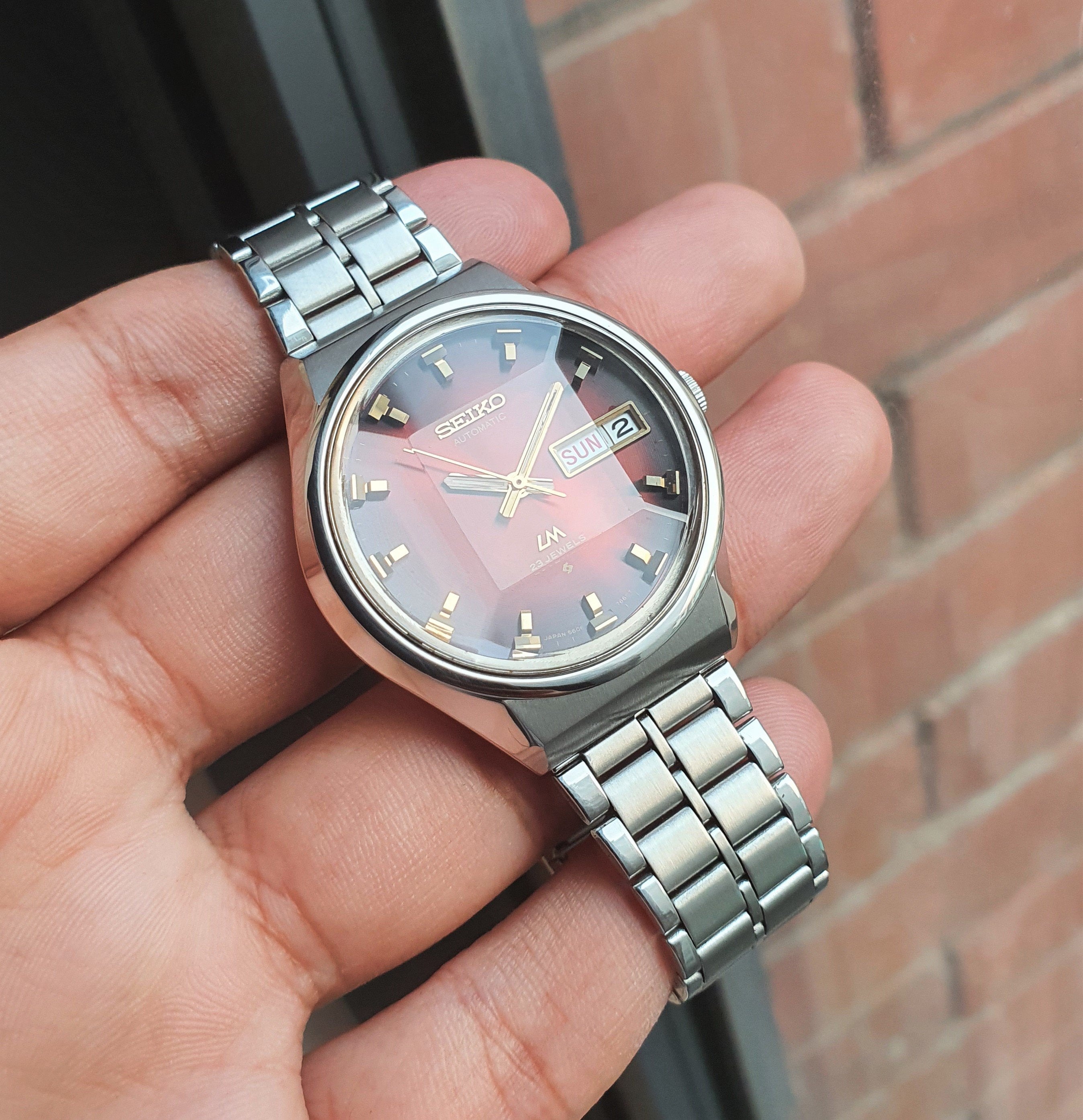 FS: Seiko Lord Matic Red Dial 1973 $349 Shipped (Serviced