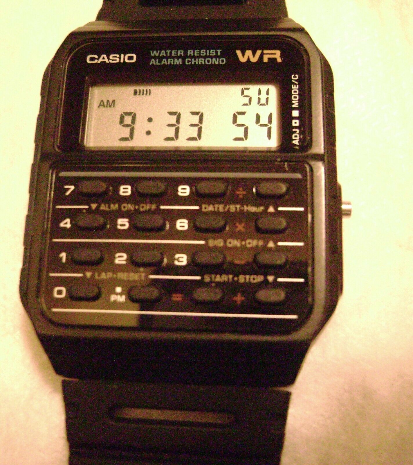 Ca 53w 1z Black Casio Watch Retro Calculator Top Ca53 Classic Runs Great Watchcharts