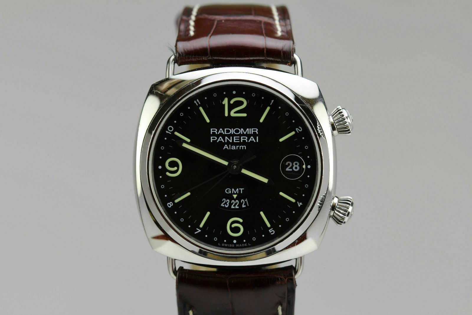 Panerai Radiomir GMT Alarm 42mm PAM 355 Automatic Watch M Series PAM 98 WatchCharts