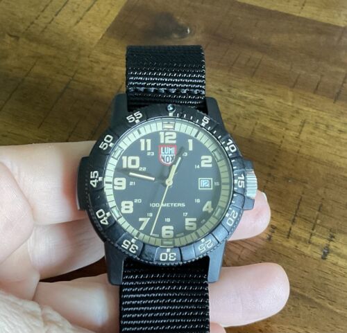 Luminox Mens date Watch 0320 1GBq H-3 LX-M Sea Turtle 