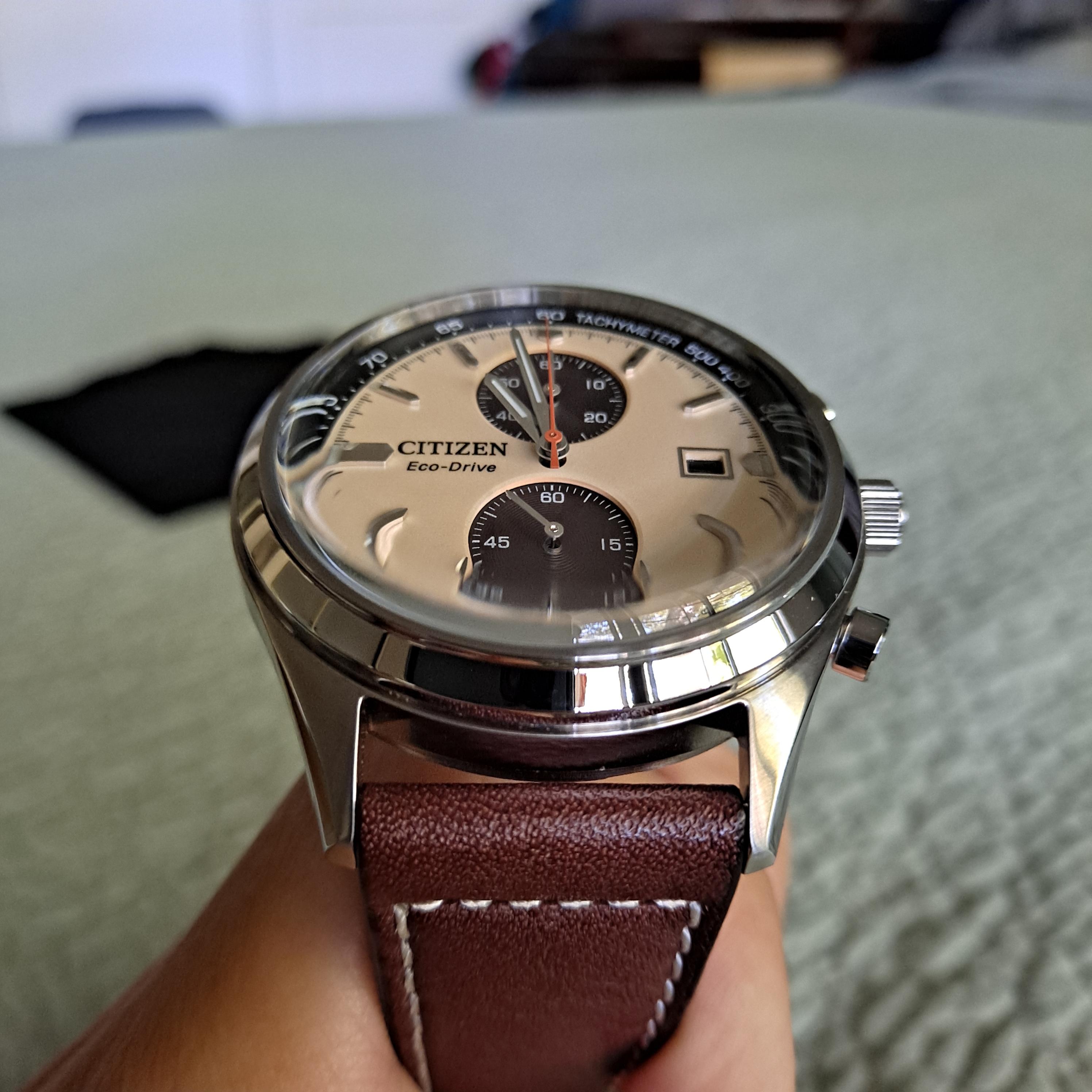 WTS] Citizen Eco-Drive Panda 5Hz Chronograph 43mm | WatchCharts