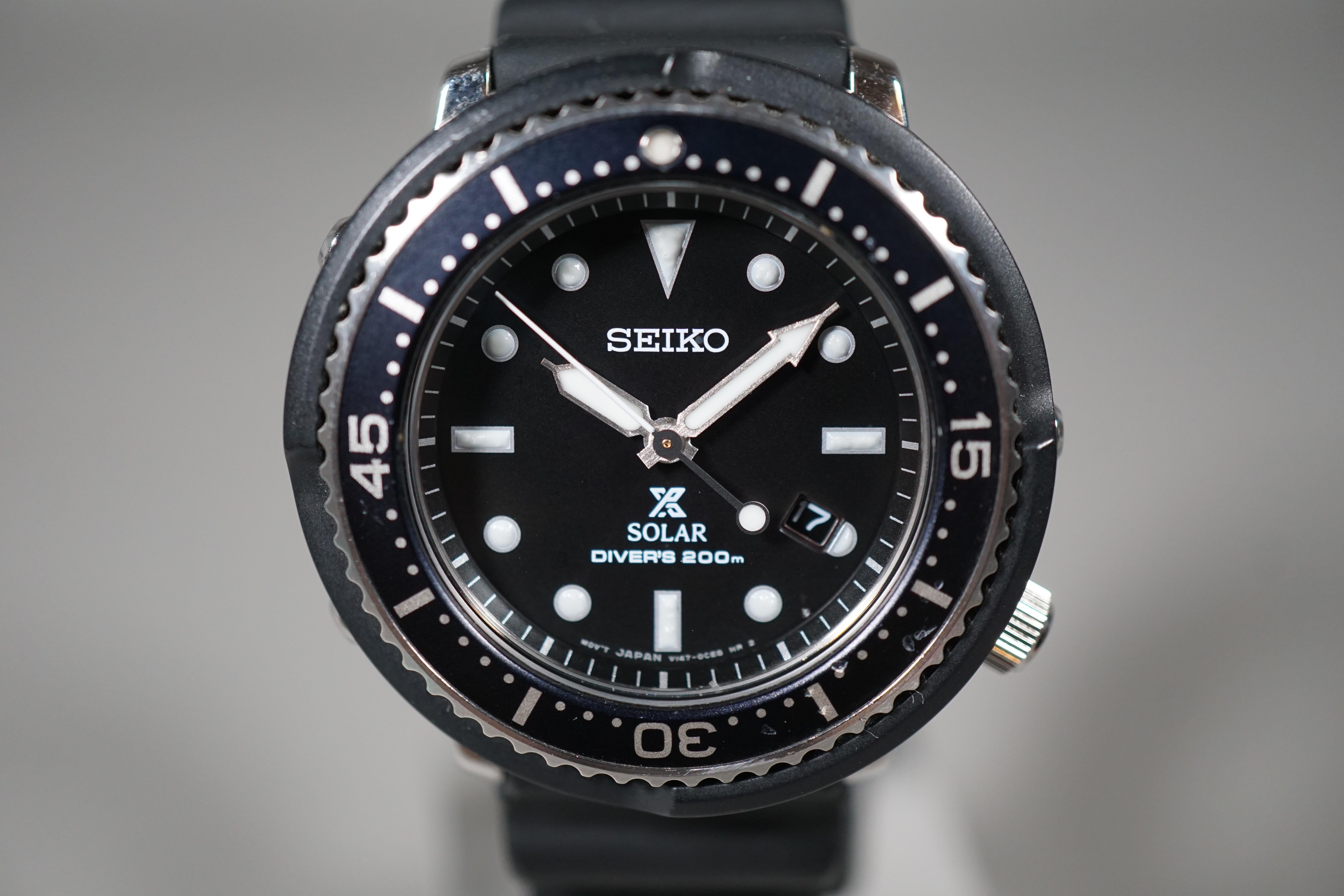 WTS] Seiko Prospex STBR007 V147 Lowercase JDM Black Divers Tuna