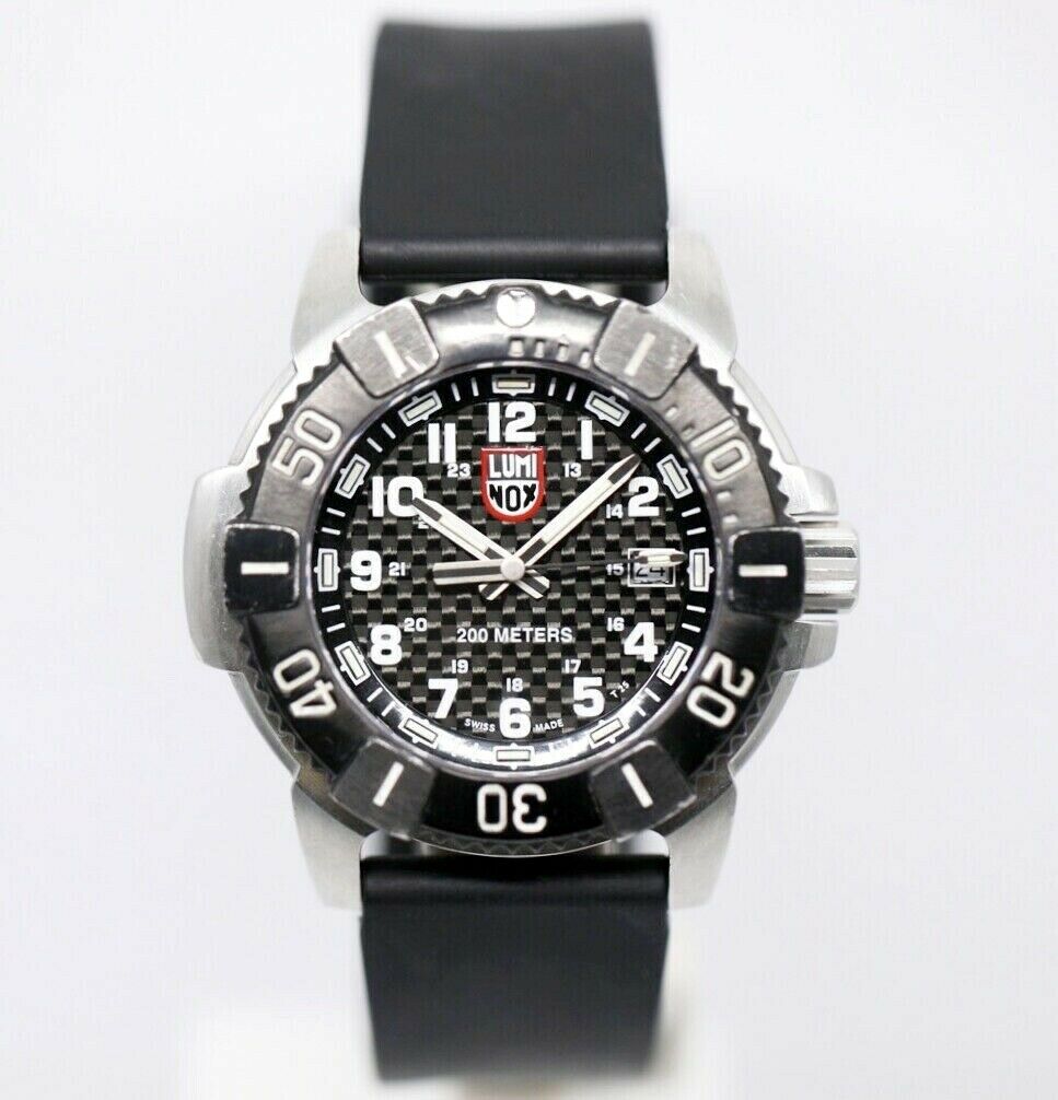 Luminox 6100/6200 Stainless Steel 45mm Case Rubber Swiss Quartz