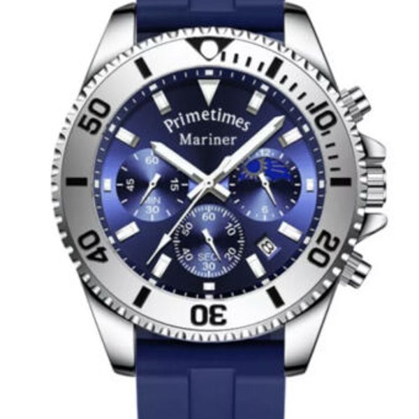 PRIMETIMES Mariner Chronographic Divers Watch - Blue. AUTHENTIC (£ ...