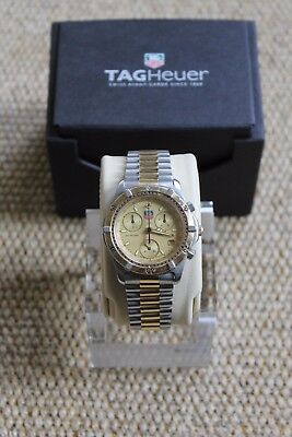 Tag Heuer 2000 CE1124 GOLD Professional Watch Mens Chronograph