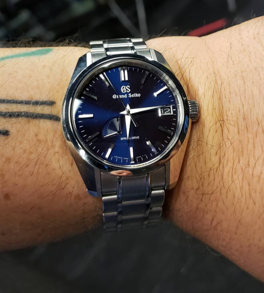 Fs Grand Seiko Sbga375 Blue Spring Drive 9 10 Watchcharts