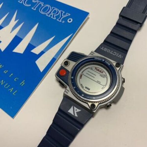 Vintage Timex Victory Sailing Men's RARE Watch Manual And Strap