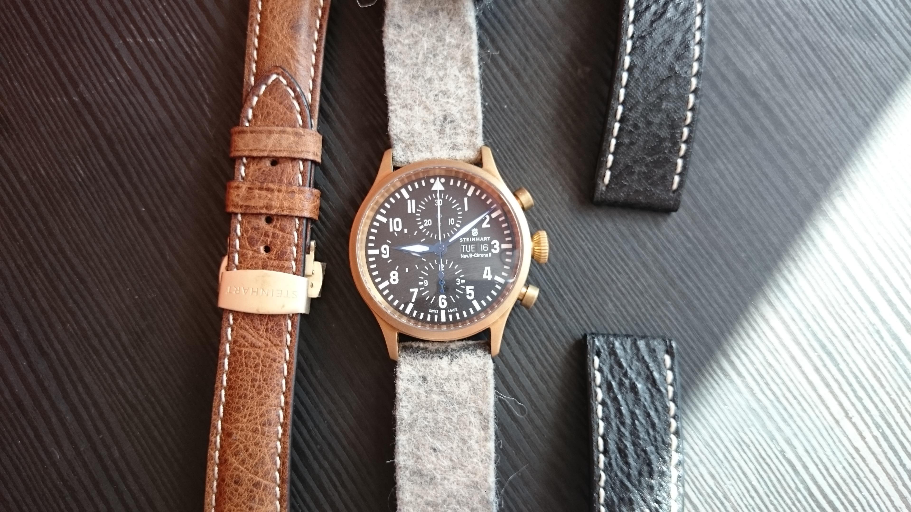 Steinhart bronze online chronograph